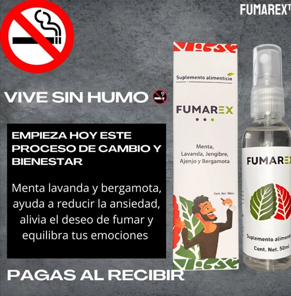 FUMAREX - Supera la adiccion al cigarrillo con un Spray 🚭