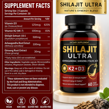 (SUPER 3X1) POTENCIADOR SHILAJIT PRO MAX – Potencia de Alta Pureza