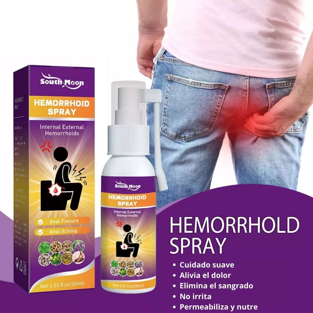 SPRAY PARA HEMORROIDES + ENVÍO GRATIS